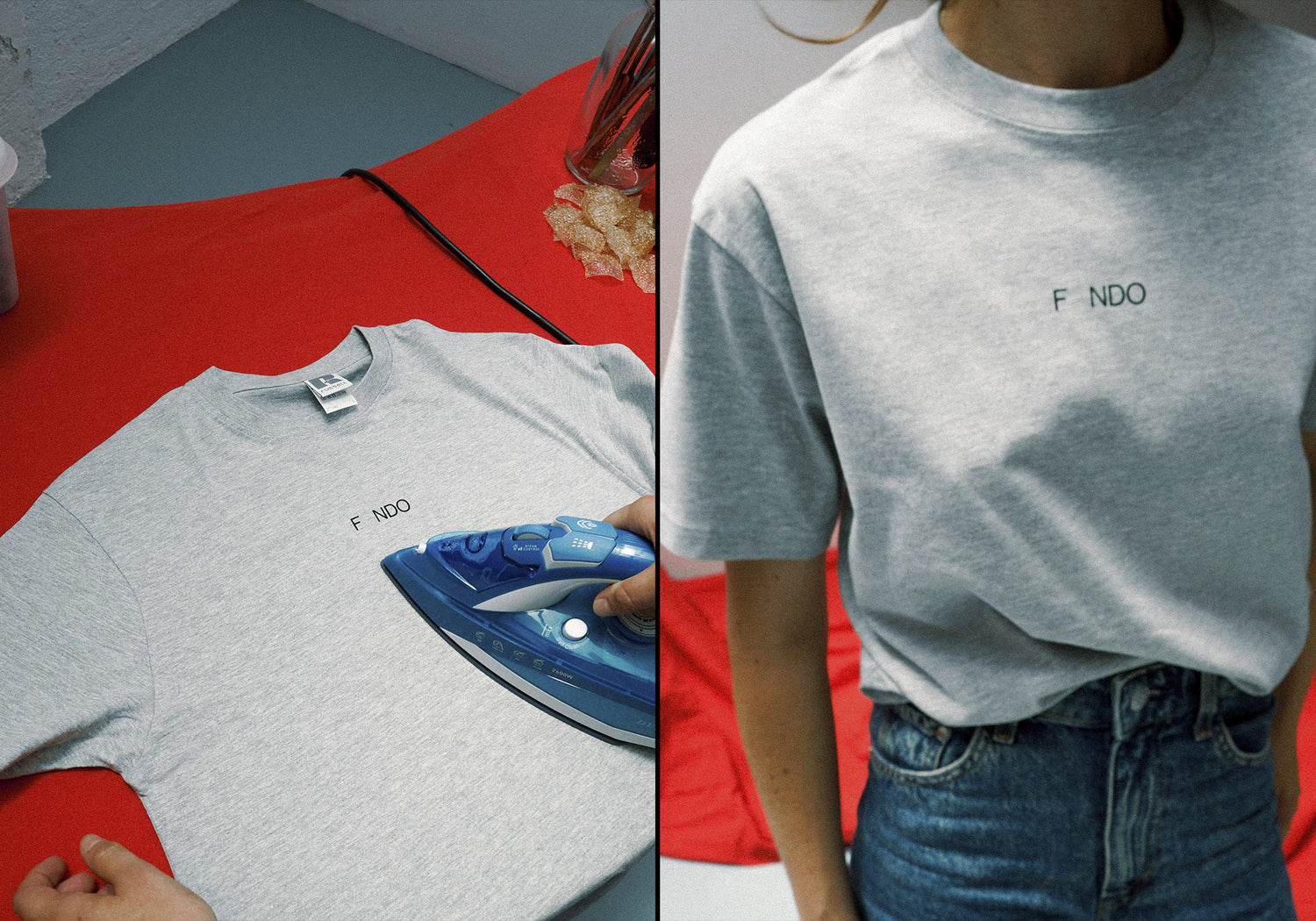 Fondo. All rights reserved. FONDO T-Shirt Grey