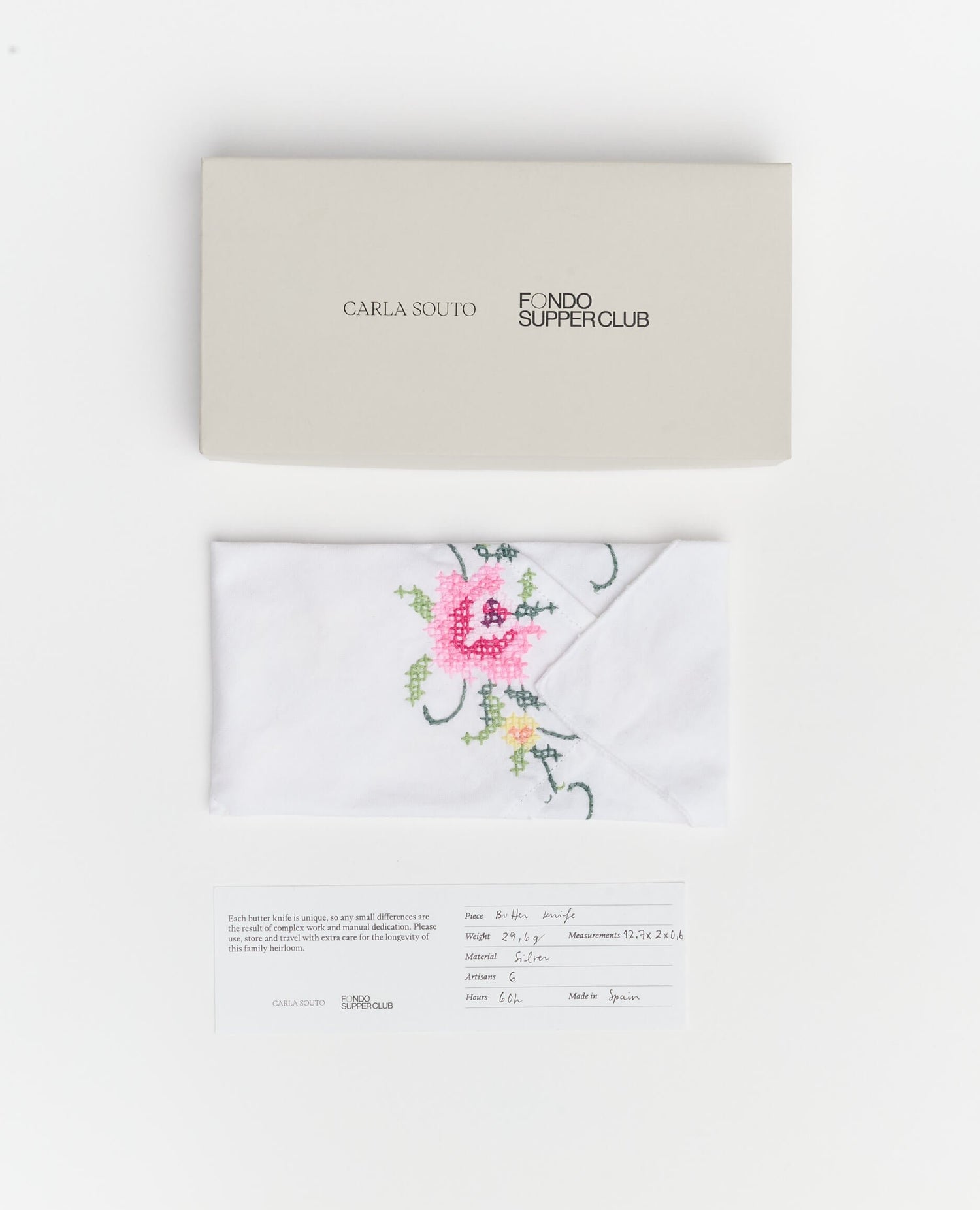 Fondo. All rights reserved. Butter Knife x Carla Souto
